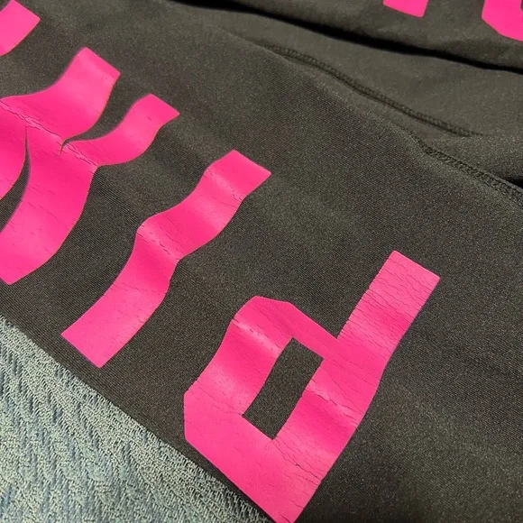 TWO Victoria’s Secret PINK Pullover Jacket 3/4 zip Size Large - Picture 7 of 11